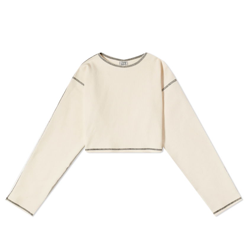 Crop top Baserange Garble Undyed Top Bež | FLGTO-RIB-SP24-UDY