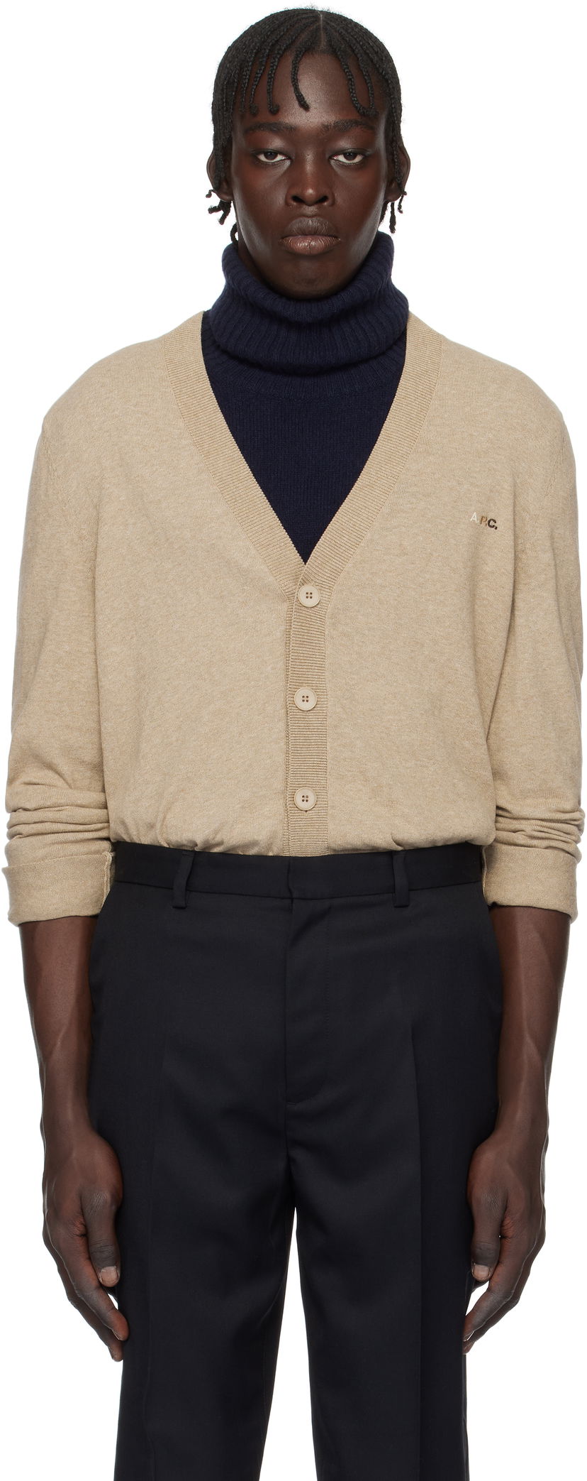 Džemper A.P.C. Cardigan Bež | COEZJ-H22315