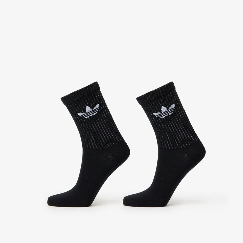 Čarape adidas Originals adidas Reflective Crew Socks 2-Pack Crna | JX5222