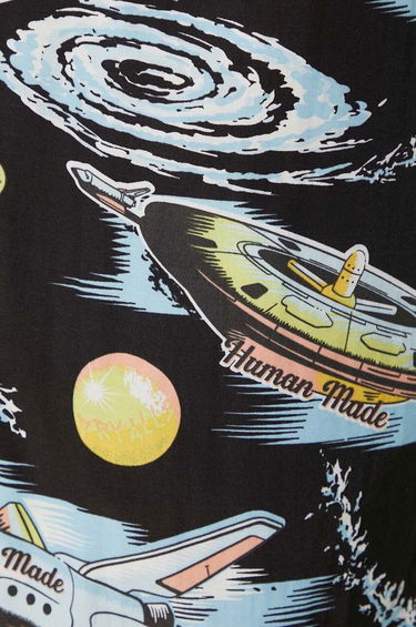Kratke hlače Human Made Graphic Print Shorts Crna | HM27PT022, 4