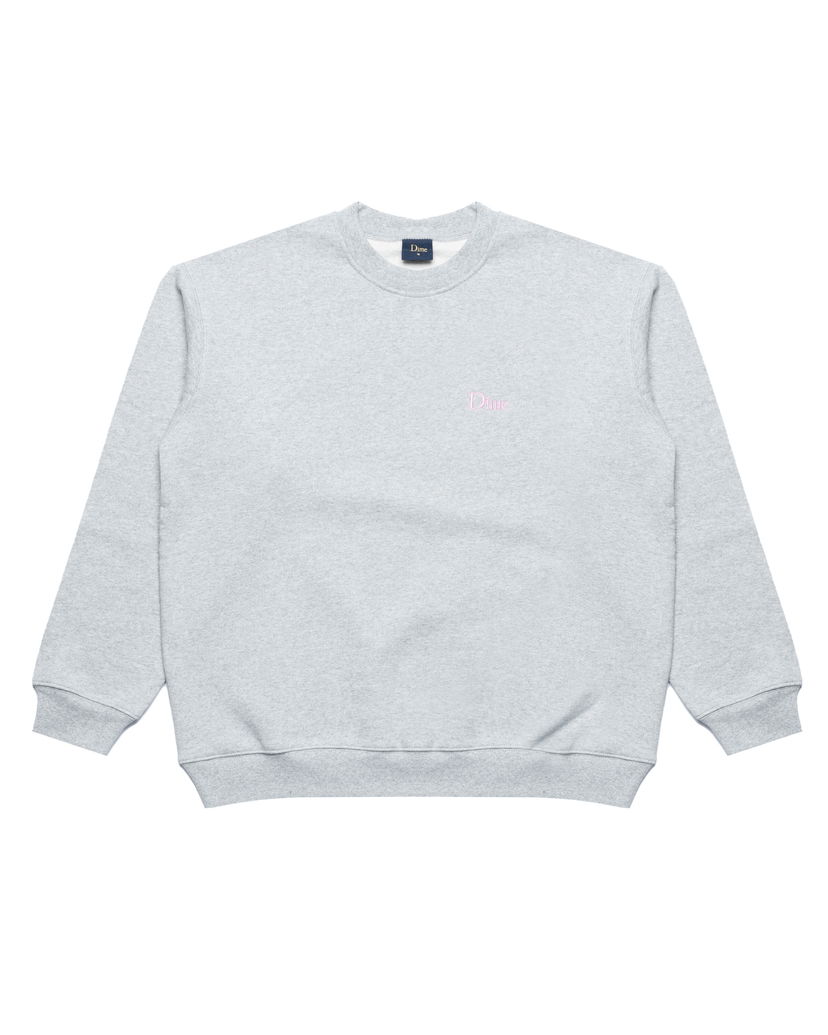 Dukserice Dime Classic Logo Crewneck Sweatshirt Siva | DIMEHO2442GRY