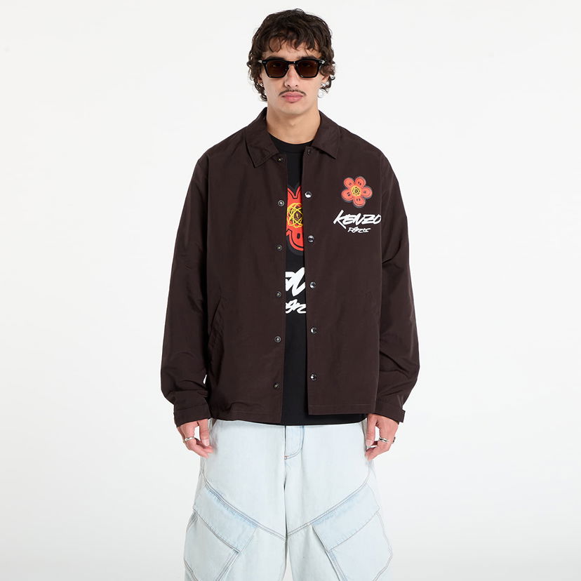 Jakna KENZO KENZO x FUTURA 2000 Light Coach Jacket Smeđa | FF65BL0619NT.91