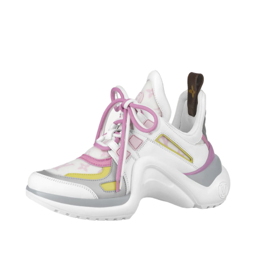 Tenisice i cipele Louis Vuitton Archlight Pink Yellow W Ružičasta | 1A8NTL