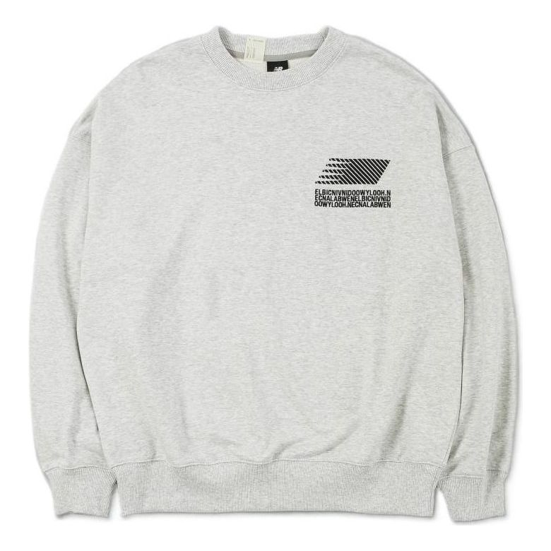 Džemper New Balance N.HOOLYWOOD Heavyweight Sweat Crew Siva | AMT22347-DLE