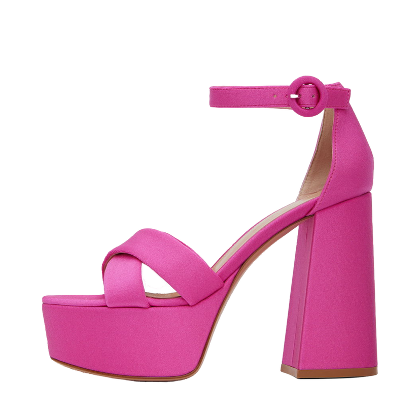 Tenisice i cipele Gianvito Rossi Sheridan Heeled Platform Sandals Ružičasta | G61418.70RIC.LYC
