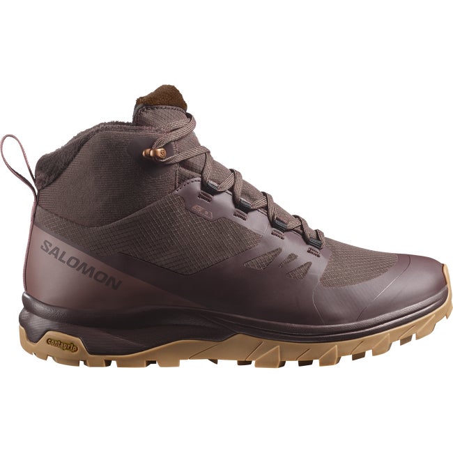 Tenisice i cipele Salomon Outsnap Waterproof Hiking Boots Smeđa | L47685100