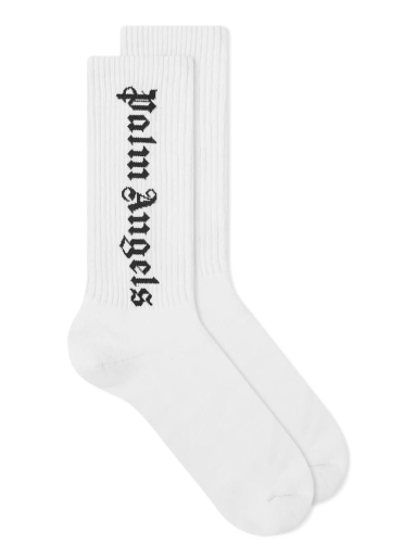 Čarape Palm Angels Logo Socks Bijela | PMRA001C99FAB0020110