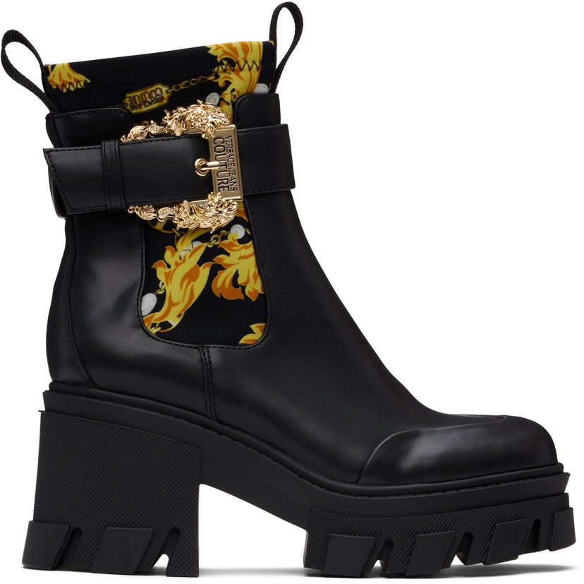 Tenisice i cipele Versace Versace Jeans Couture Sophie Chain Boots Crna | E77VA3S84_EZS867