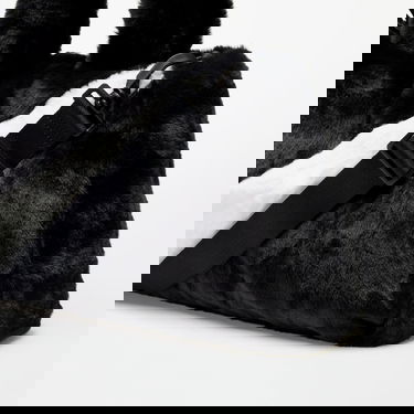 Tote bag Nike Sportswear Faux Fur Tote 10L Crna | DQ5804-010, 2