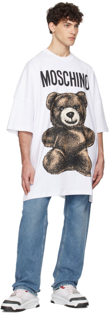 Majica kratkih rukava Moschino Moschino Oversized Maxi Teddy Bear T-Shirt Bijela | 251ZZV071202441001, 3