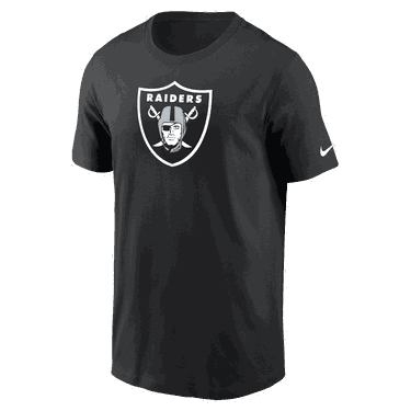 Majica kratkih rukava Nike Logo Essential (NFL Las Vegas Raiders) T-Shirt Crna | DR1694-010, 0