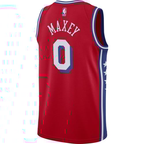 Dres Jordan Philadelphia 76ers Statement Edition Swingman Jersey Maxey Crvena | DO9539