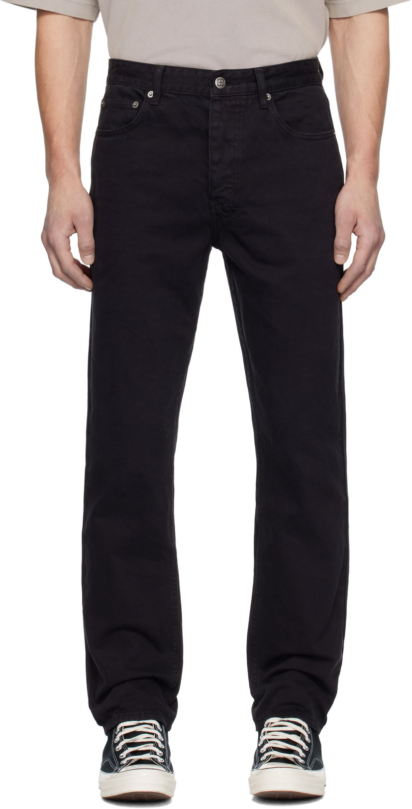 Jeans Ksubi Ksubi Hazlow Ghosted Jeans Crna | MPS25DJ007