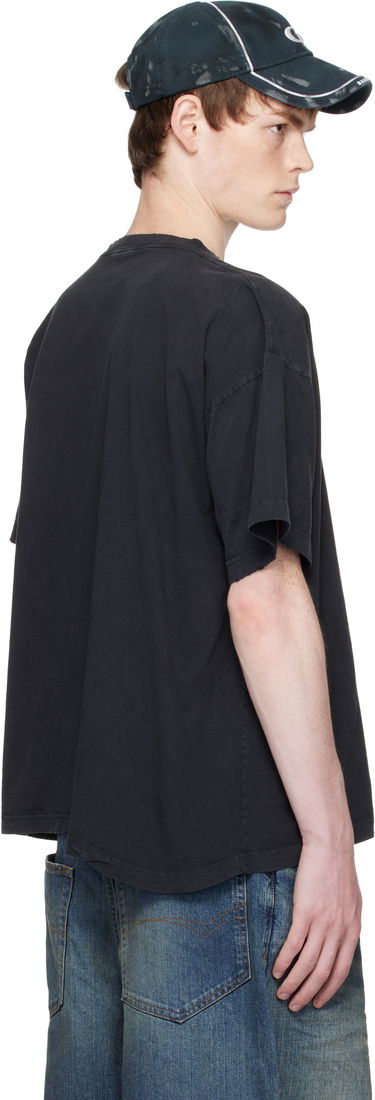 Majica kratkih rukava Balenciaga Balenciaga Logo T-Shirt Crna | 826346TSVE99374, 4