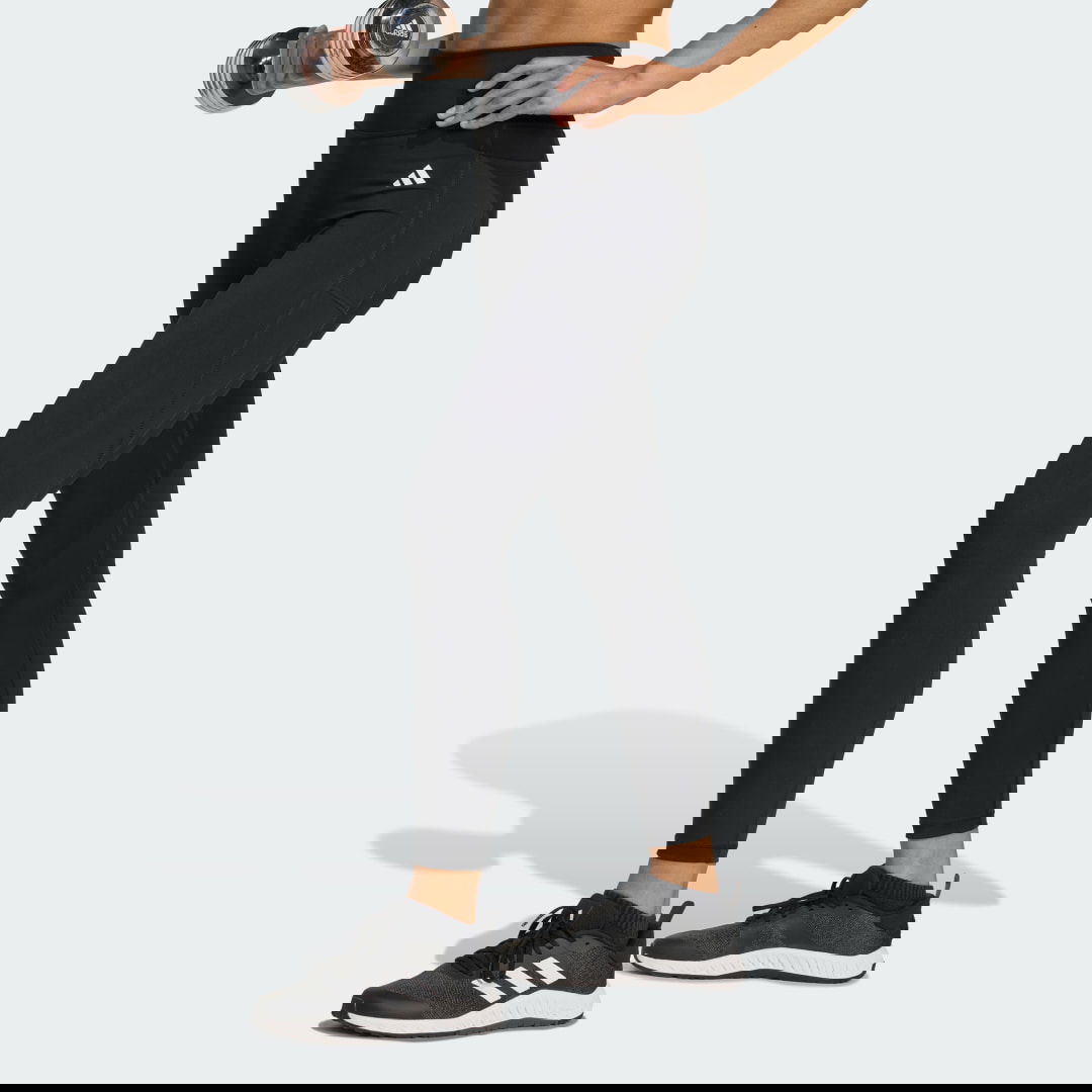 Tajice adidas Performance Optime Essentials No Front Rise Seam 7/8 Tights Crna | JY4815, 0