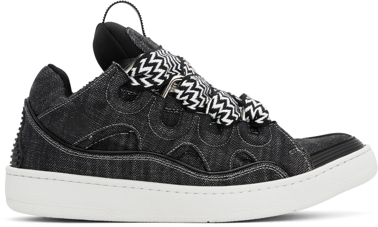 Tenisice i cipele LANVIN Curb Denim Sneakers Crna | FM-SKRK11-DNIM-H24, 0
