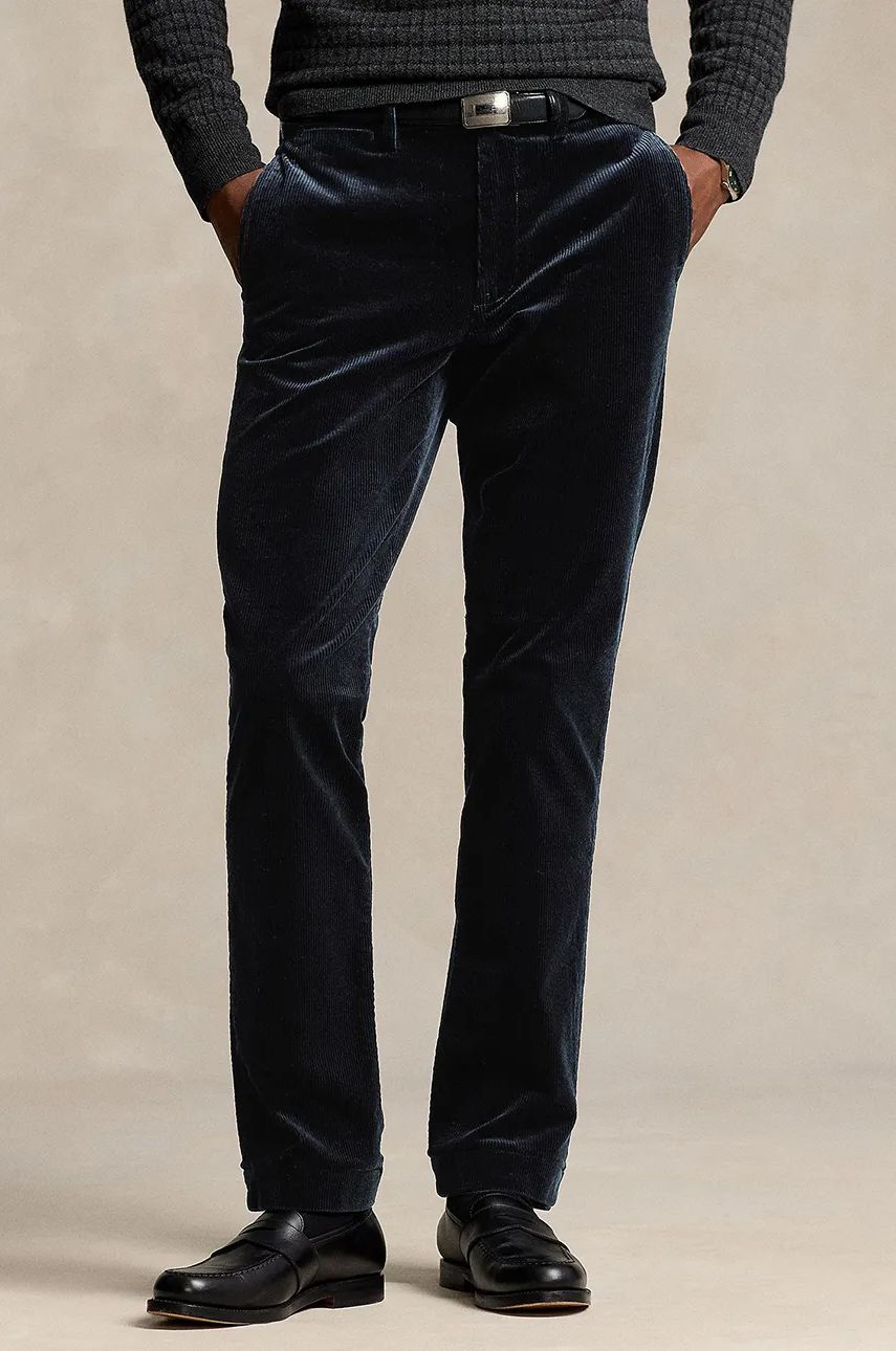 Hlače Polo by Ralph Lauren Corduroy Pants Siva | 710884820, 1