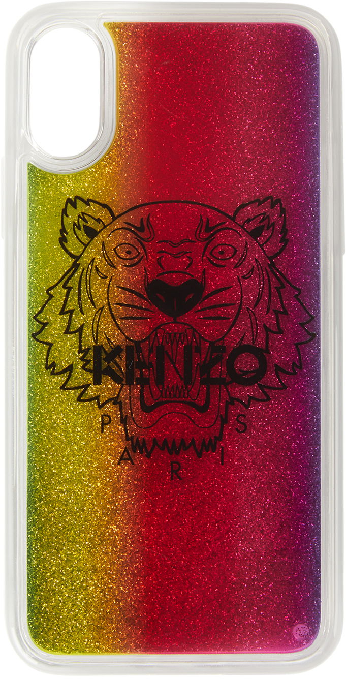 Dodaci KENZO Kenzo Tiger iPhone X/XS Glitter Case Višebojno | FA5COKIFXTLQ
