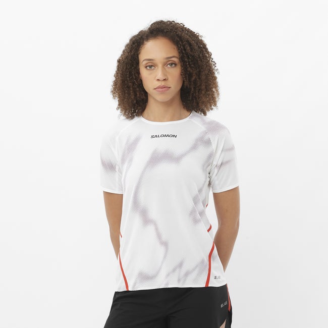 Majica kratkih rukava Salomon S/Lab Speed T-Shirt Bijela | LC2695200