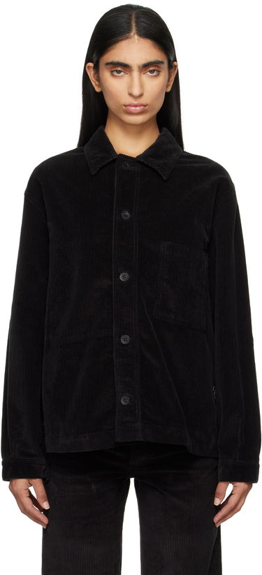 Jakna Baserange Altru Corduroy Button-Up Jacket Crna | JAAL-CO-WI24, 0