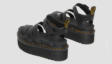 Tenisice i cipele Dr. Martens Blaire Quad Hydro Leather Platform Sandals W Crna | DM27296001, 3