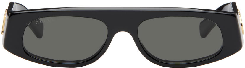 Sunčane naočale Gucci Black Geometric Shaped Sunglasses Crna | GG1771S