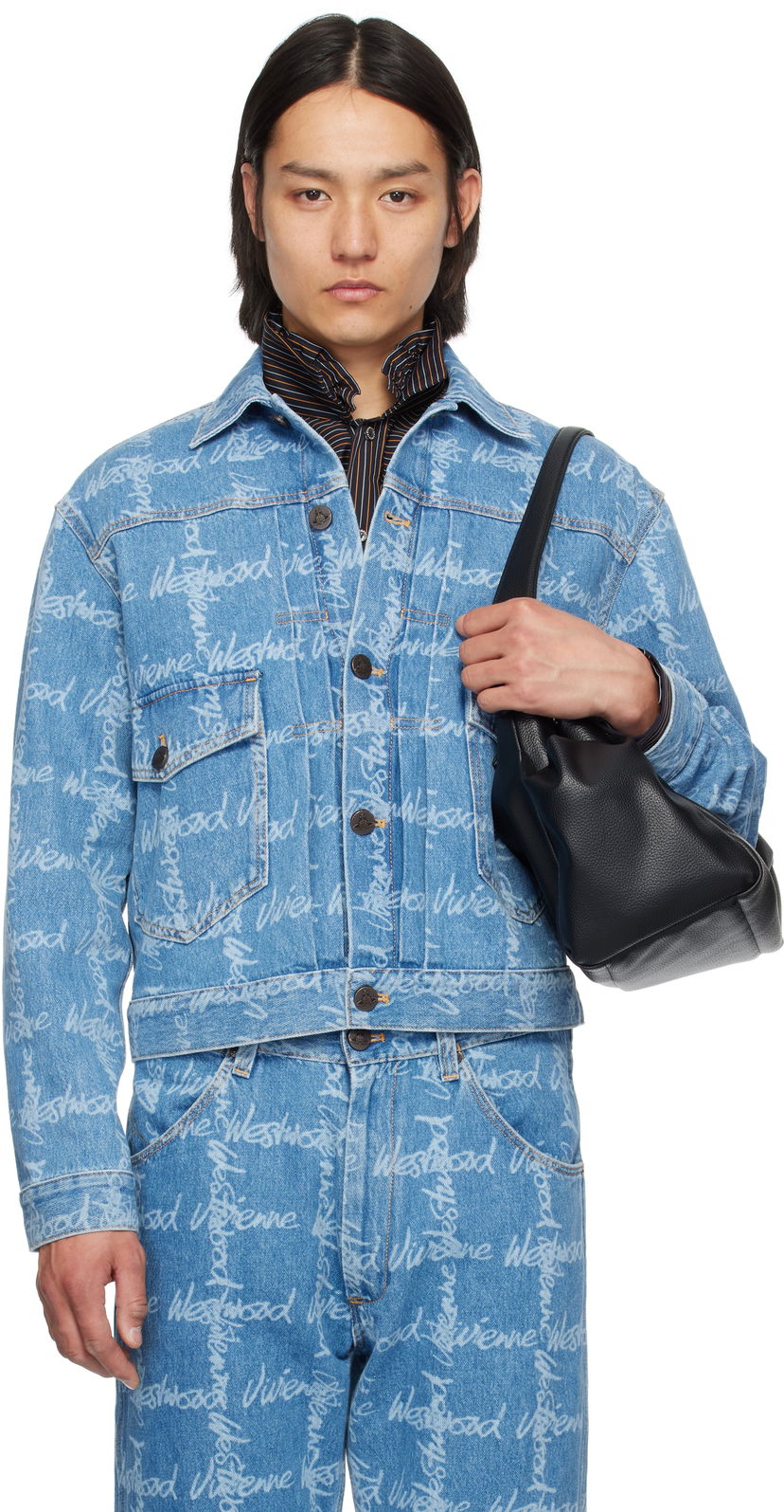 Jakna Vivienne Westwood Vivienne Westwood Marlene Denim Jacket Plava | 2801000E-W014I-