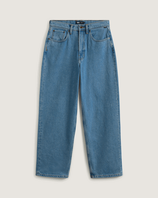 Jeans Vans Check-5 Baggy Denim Trousers, Size: 38 Plava | VN000PQHCDX
