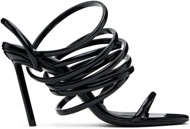 Tenisice i cipele Alaïa ALAÏA Glossy Multistrap Stiletto Heel Sandals Crna | AA3S118TK049, 0