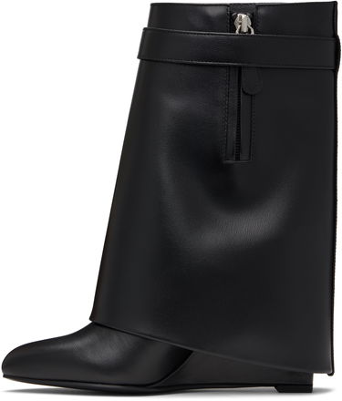 Tenisice i cipele Givenchy Givenchy Shark Lock Wedge Ankle Boots Crna | BE602RE147001, 2