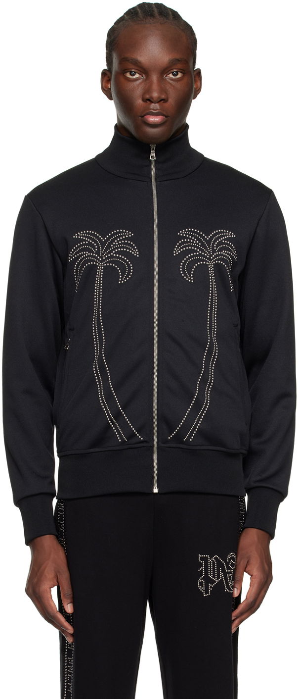 Jakna Palm Angels Milano Stud Track Jacket Crna | PMBD059R24FAB0011010