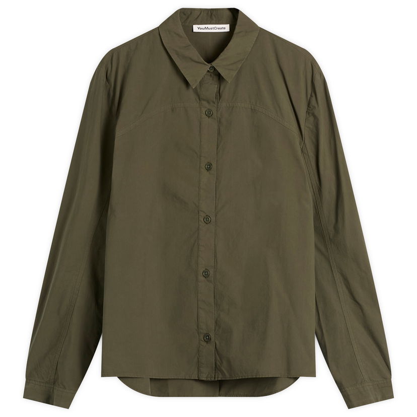Košulja YMC Kengo Shirt, Size X-Small Zelena | Q2ZAB-30