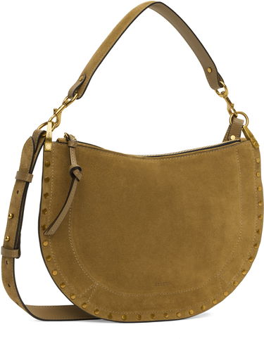Torba za rame ISABEL MARANT Isabel Marant Oskan Soft Zipped Suede Shoulder Bag Zelena | BF0066FA-B2C03M, 1