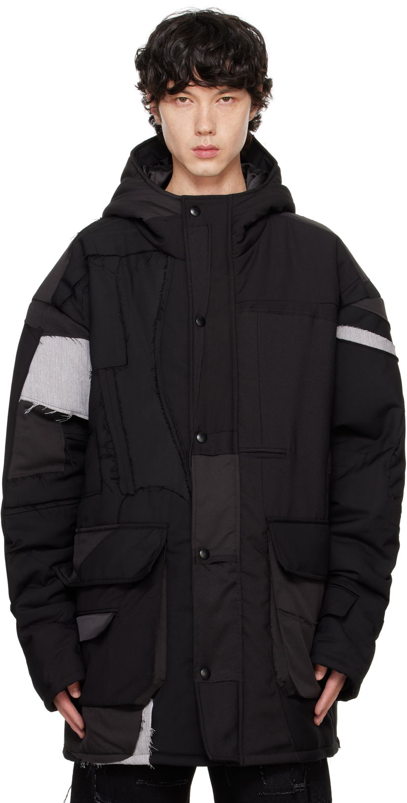 Pernata jakna Who Decides War Fragmented Jacket Crna | 1130910002FW24