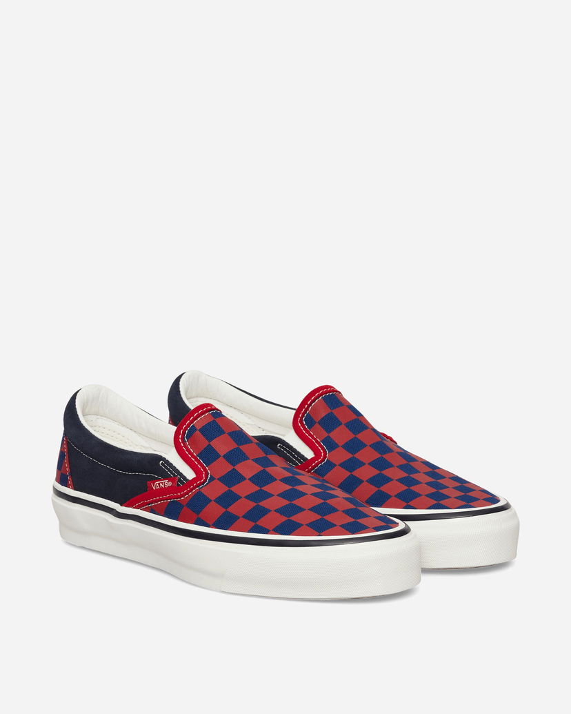 Tenisice i cipele Vans Classic Slip-On Reissue 98 Checkerboard Crvena | VN000E969Y01