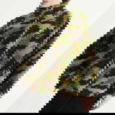 Jakna BAPE ABC Camo One Point Boa Fleece Jacket Višebojno | 001LJL801320M-GRN, 2