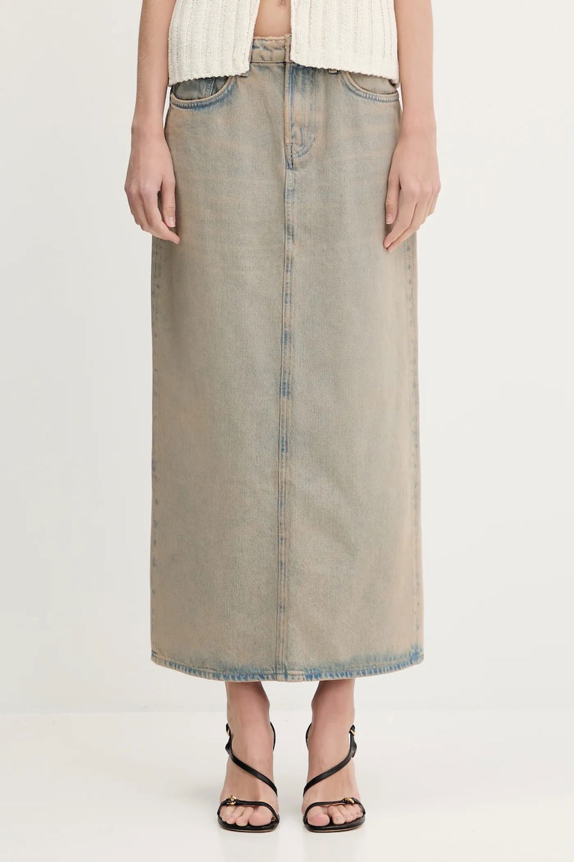 Suknja Samsoe Samsoe Samsoe Samsoe Saelsie Maxi Denim Skirt Plava | F25100166