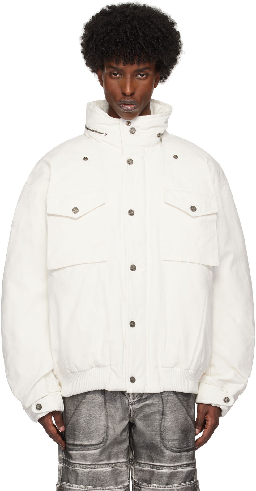 Parka GUESS Cotton Ripstop Parka Jacket Bijela | M4BL02WGF30G046