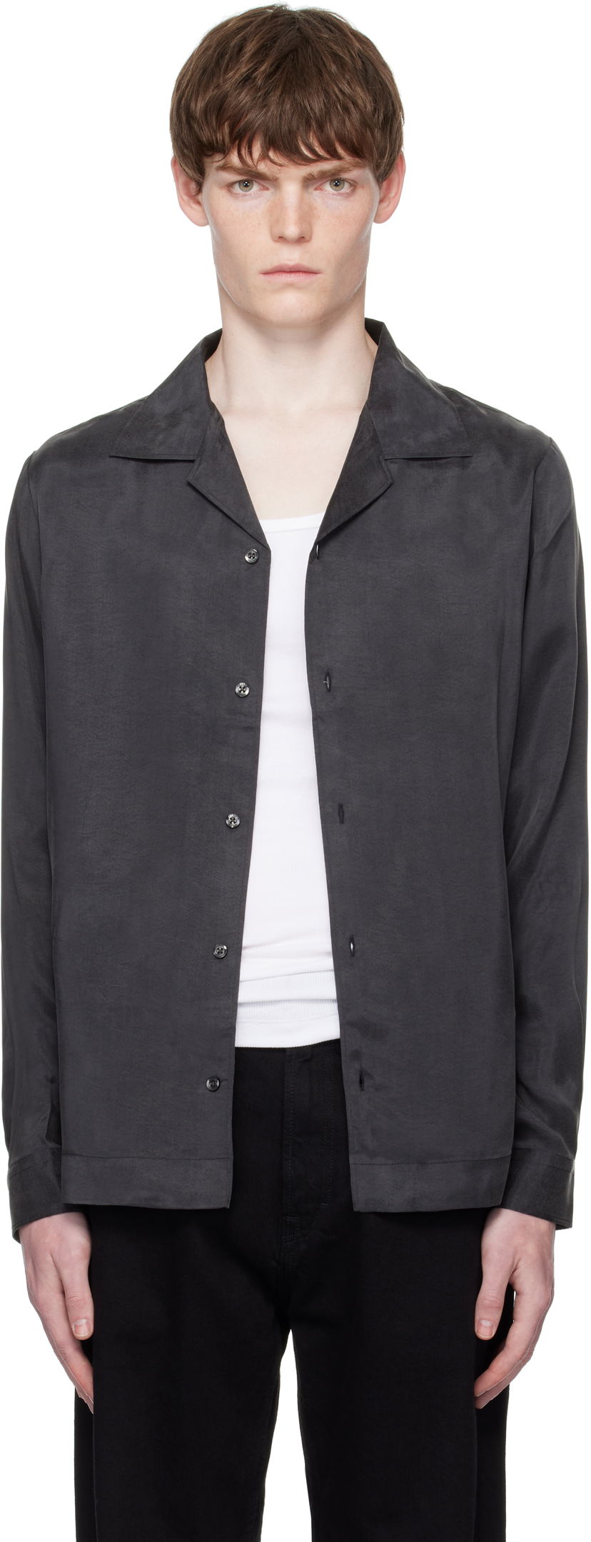 Košulja BOSS Hugo Loose-Fit Shirt Crna | 50545400
