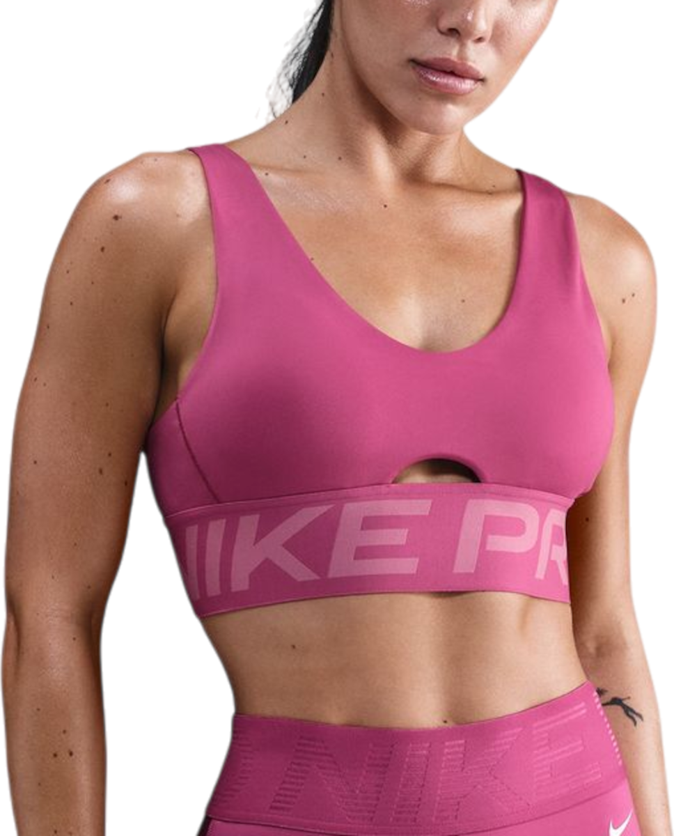 Grudnjak Nike Pro Indy Plunge Medium Support Sports Bra Ružičasta | hf7324-634, 0