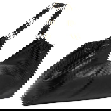 Ručna torbica Anine Bing Leather Tote Bag With Chain Handles Crna | A-13-3087-000, 2