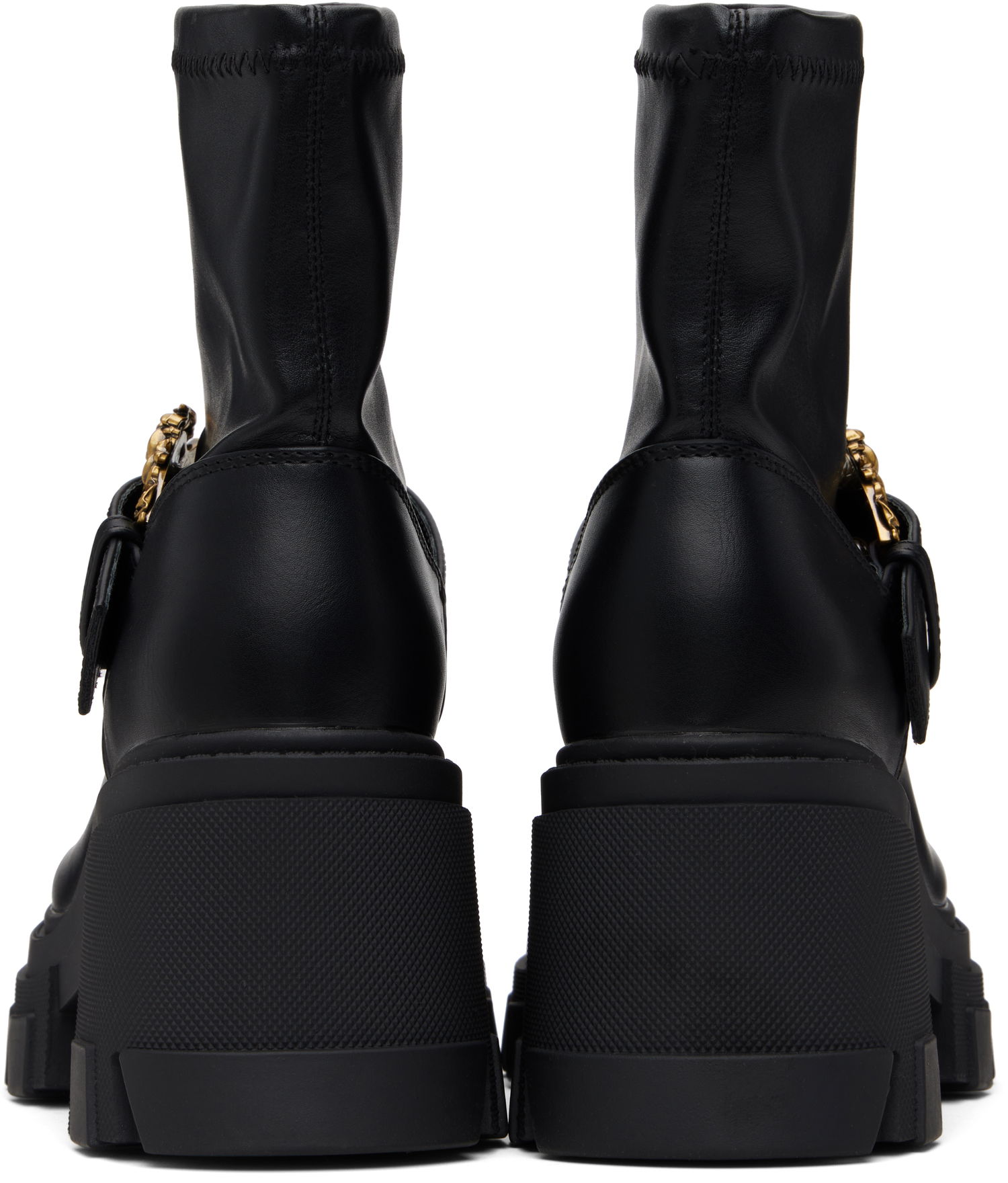 Tenisice i cipele Versace Sophie Baroque Buckle Boots Crna | E79VA3S80_E71570, 1