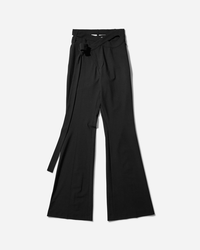 Hlače Ottolinger Flared Wrap Suit Pants Crna | 2223080299 BLK