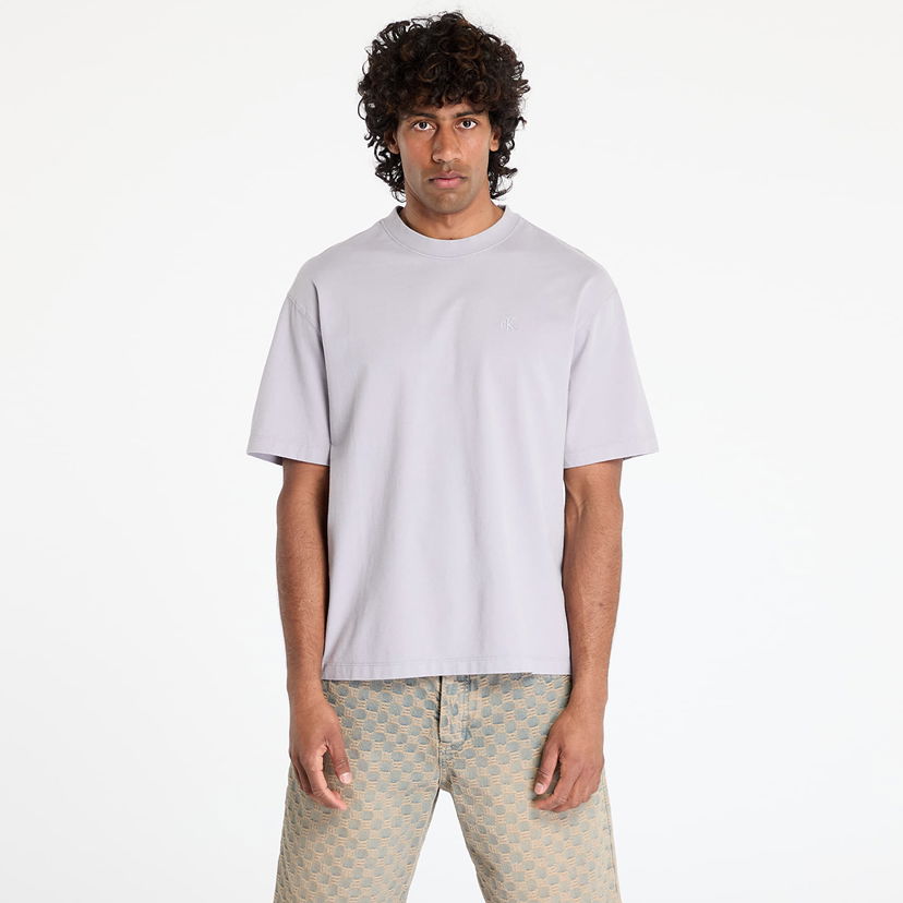 Majica kratkih rukava CALVIN KLEIN Calvin Klein Jeans 16S Jersey Washed T-Shirt Siva | LV04RB285G QJ3