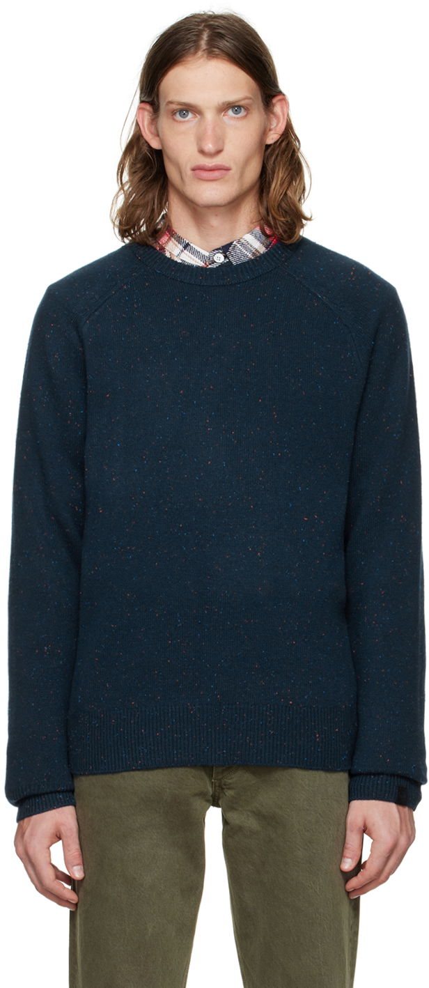 Džemper rag & bone Harlow Crewneck Sweater Plava | MBS22F030CC30