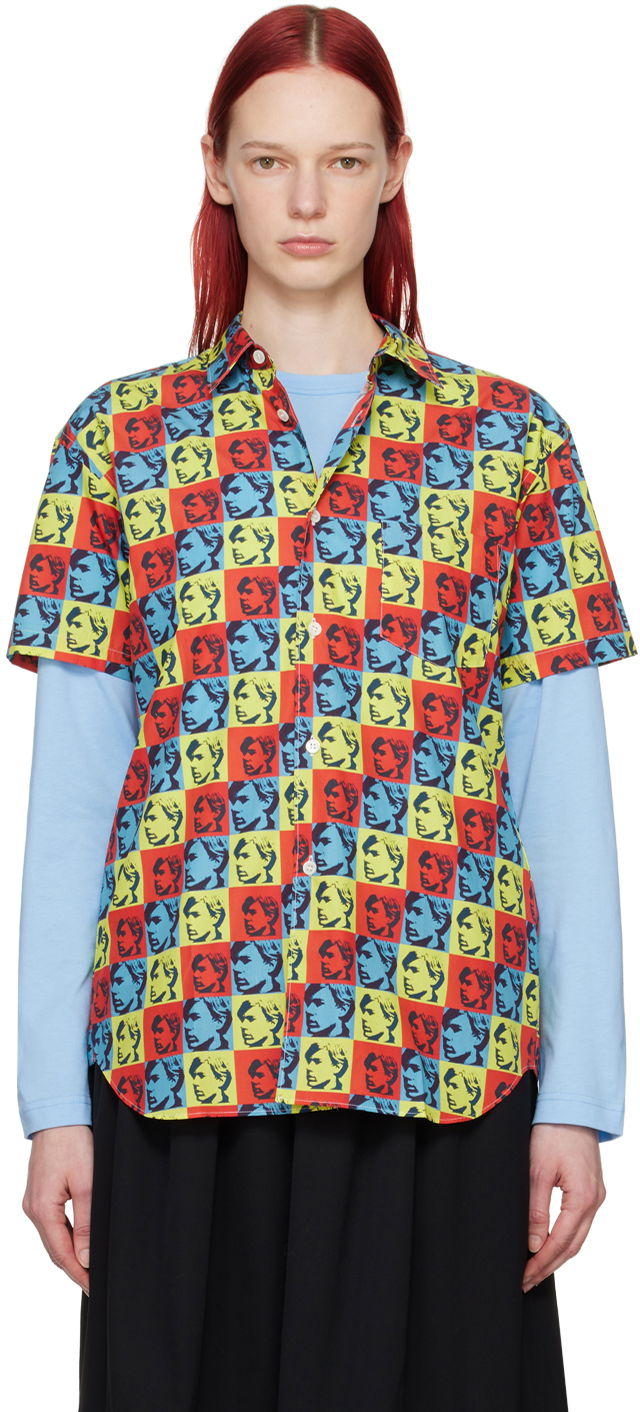 Košulja Comme des Garçons Multicolor Andy Warhol Print Shirt Višebojno | FM-B022-051