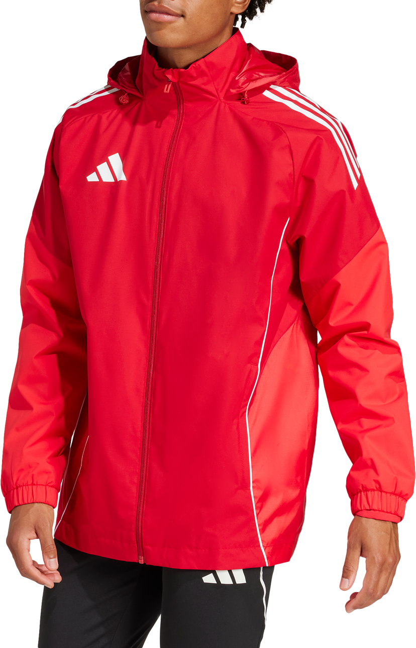 Vjetrovka adidas Performance adidas TIRO25C All-Weather Hooded Jacket Crvena | ji6503