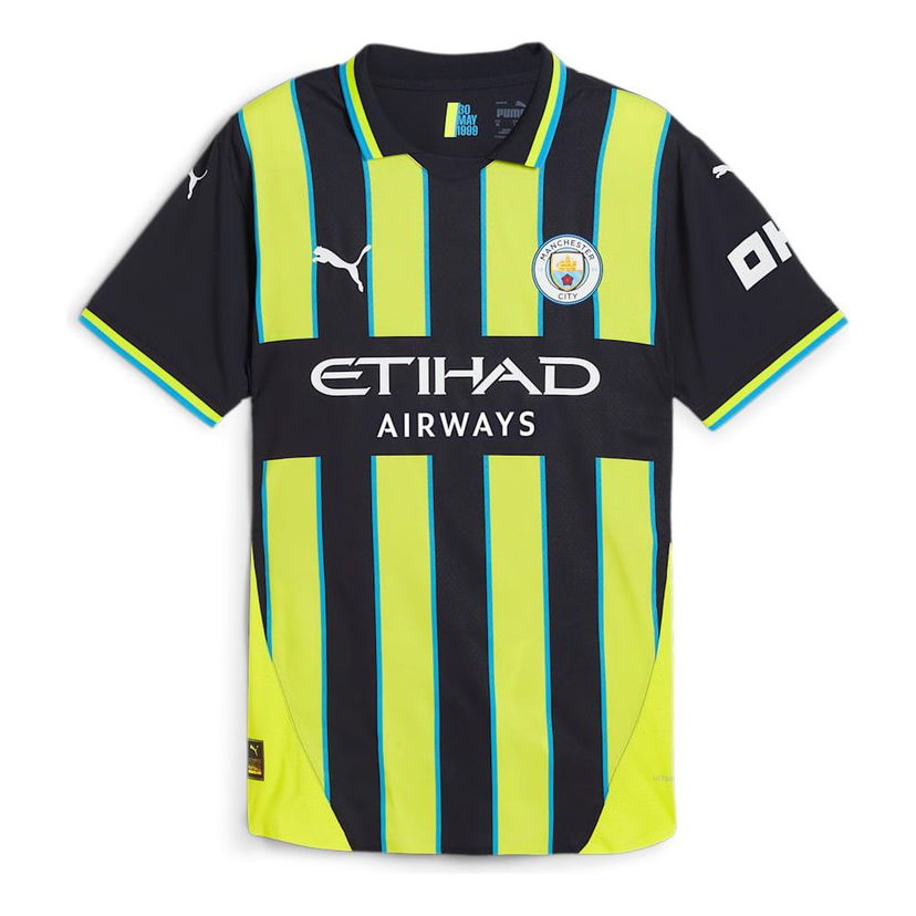 Dres Puma Manchester City 24/25 Away Authentic Jersey Crna | 775085-02