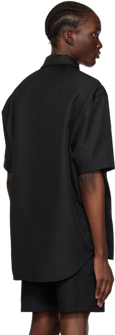 Košulja Courrèges Short Sleeve Button-Up Shirt Crna | 123CCH023PL0056, 2