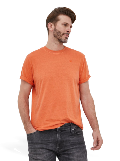 Majica kratkih rukava G-Star Raw Lash T-Shirt Narančasta | D16396.2653